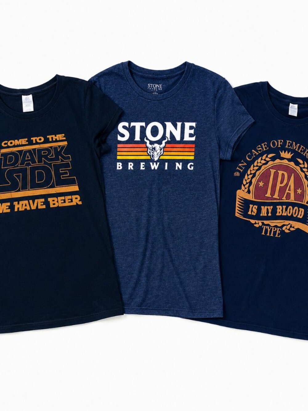 Star Wars Shirt, Stone Brewing T-shirt, and IPA shirt (3 Shirts Bundle)